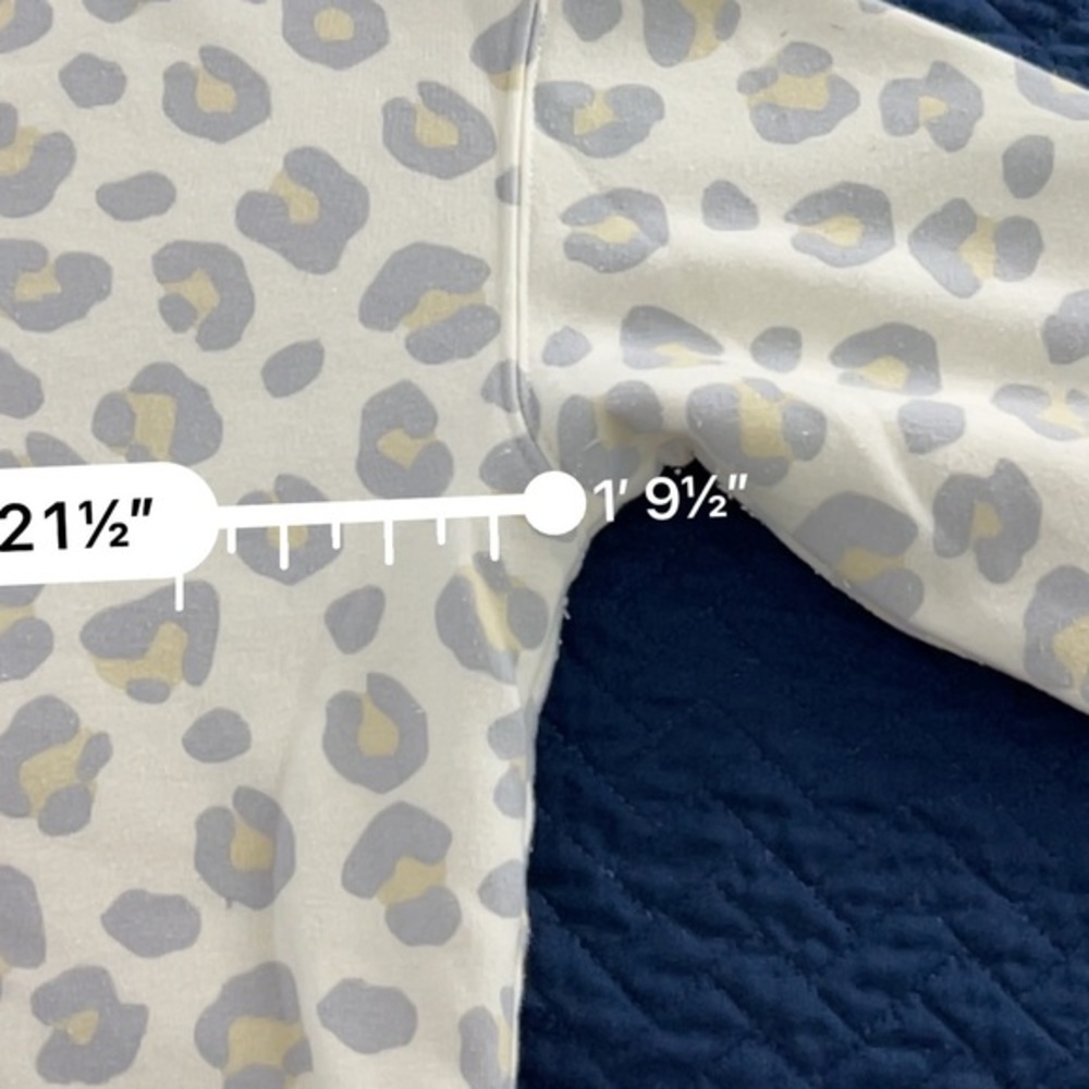 Dittos Animal Print Soft Cozy Fleece Crew Neck Sweatshirt Sweater Size‎ Medium - Picture 6 of 8